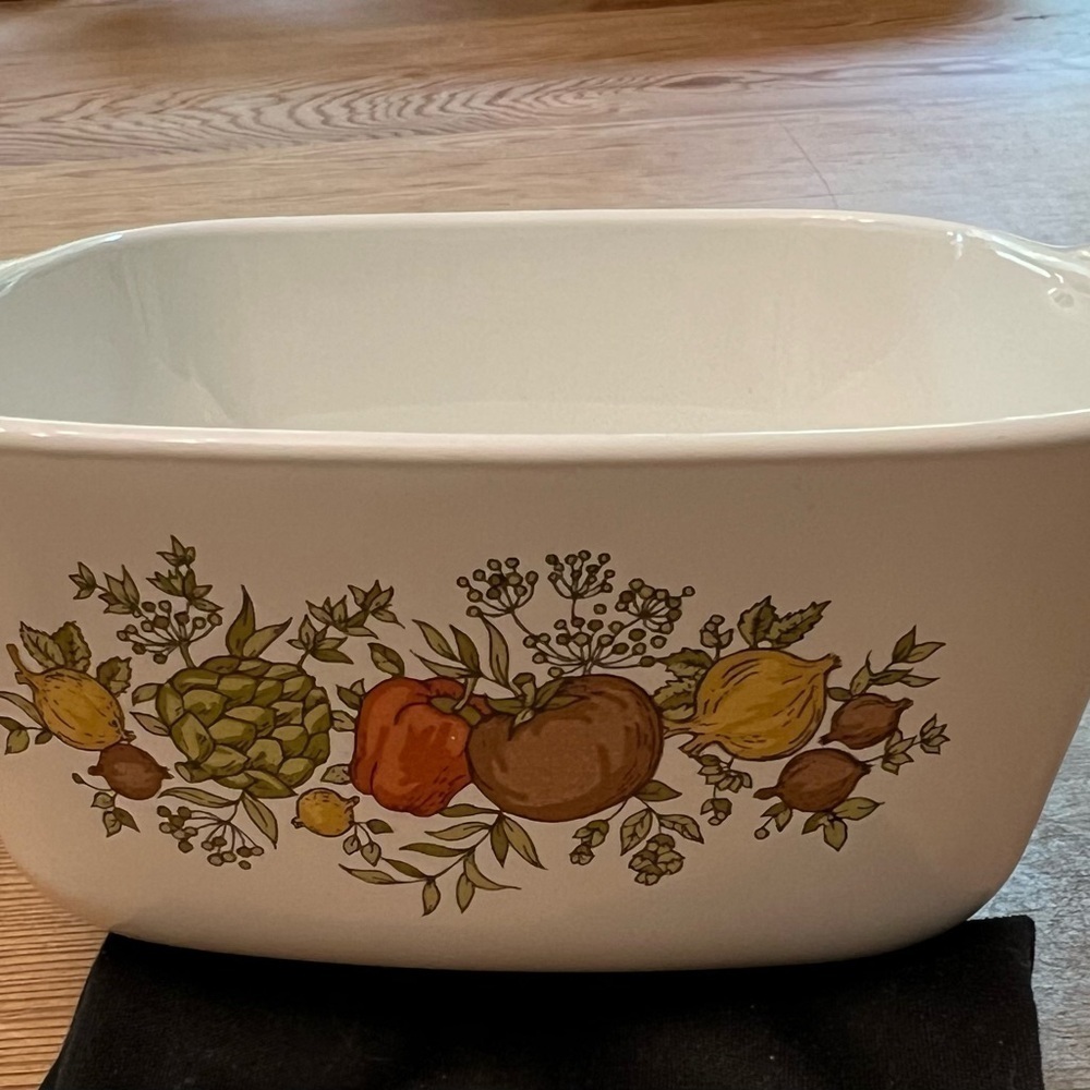 Corning Ware SPICE OF LIFE 2 3/4 Cup Range & Microwave Safe NO LID Bowl